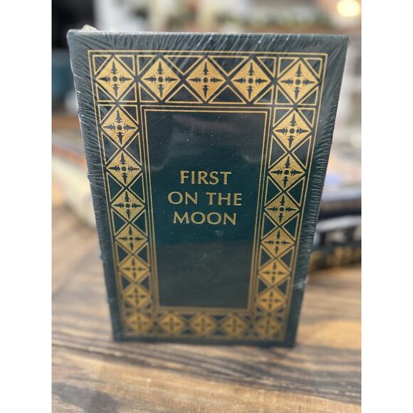 First On The Moon - Armstrong Collins Aldrin - Easton Press SEALED